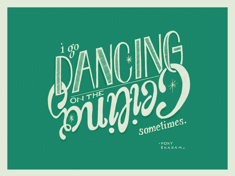 Dancing On The Ceiling By Emily Zalla On Dribbble