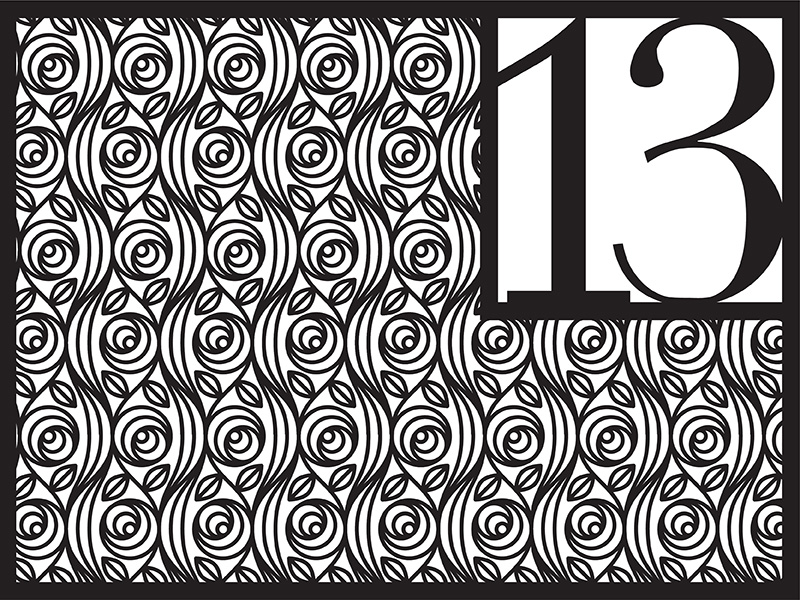 Floral Patterning (Table Numbers) by Emily Zalla on Dribbble