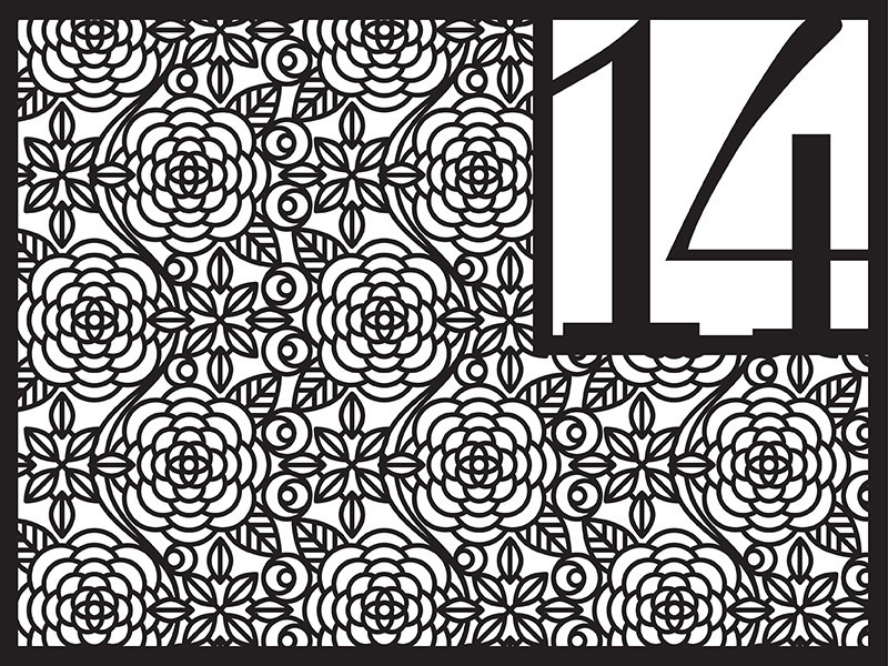 Floral Patterning (Table Numbers) by Emily Zalla on Dribbble