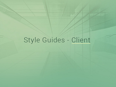 Style Guides UI Kit