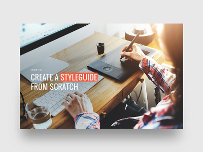 How To Create A Styleguide article button clean flat grid medium responsive styleguide template tutorial typography web design