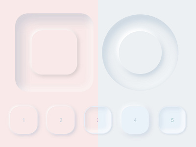 Neumorphism UI Design