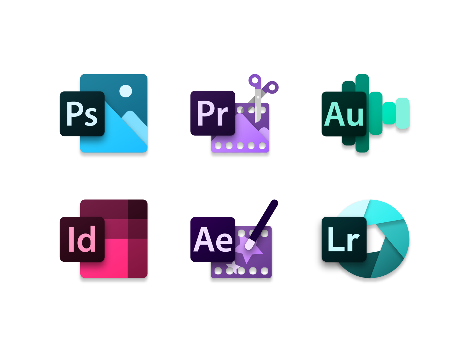 Download Fluent Design Icons for Adobe Apps (Experimental) by Thành Nguyễn on Dribbble