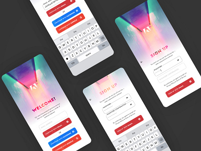 Sign-Up Form #CreateWithAdobeXD buttons form input fields interactions interfacedesign iphone login prototype signin signup ui ui design uidesign uiux user interface user interface design ux uxdesign