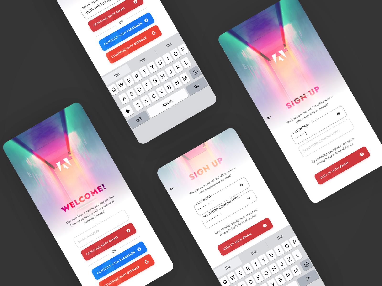 Sign Up Form Createwithadobexd By Thành Nguyễn On Dribbble 2360