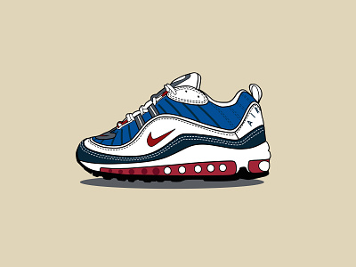 Nike Air Max 98 Gundam vector vector illustration vectorart vectors