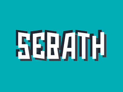 Sebath branding design font font design illustration logo logodesign logodesigns logotype logovector vector vector illustration