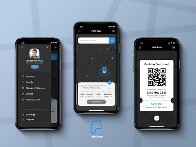 Parking app UI Design