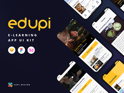 Edupi - E-Learning App UI Kit