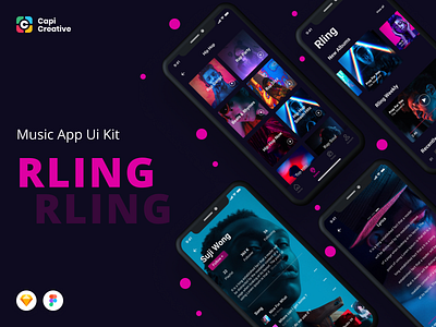 Amazing Music App UI Kit