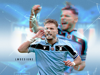 Ciro Immobile - SS Lazio design dribbleartist dribbleinvite fifa fifa 20 fifa 20 edit football football club football design football edit footballer illustration lazio lionel messi photoshop poster serie a soccer edit