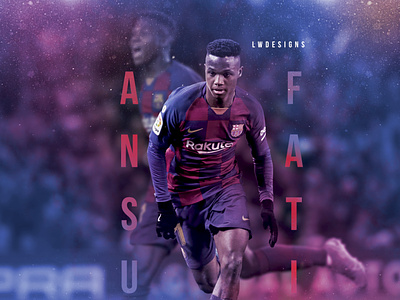 Ansu Fati - FC Barcelona ansu fati ansu fati edit barcelona barcelona typeface design fc barcelona fifa fifa 20 fifa 20 edit football football club football design football edit footballer illustration la liga lionel messi lionel messi edit photoshop wallpaper