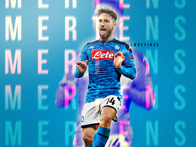 Dries Mertens - Napoli design fifa fifa 20 fifa 20 edit football football club football design football edit footballer gfx illustration lionel messi napoli photoshop poster serie a soccer edit ss napoli wallpaper