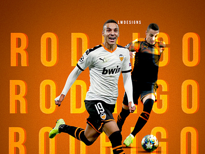 Rodrigo Moreno - Valencia CF design fifa fifa 20 football football club football design football edit footballer gfx illustration la liga lionel messi photoshop poster rodrigo rodrigo moreno soccer edit valencia valencia cf wallpaper