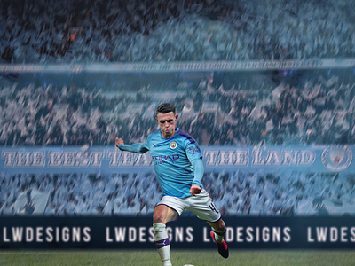 Phil Foden - Manchester City bpl champions league design football football club football design football edit footballer gfx graphic design illustration man city manchester city phil foden photoshop poster premier league smsports sports poster wallpaper