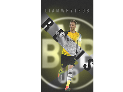 Marco Reus - BVB Dortmund Wallpaper bvb design dortmund edit football football club football design footballer germany illustration logo marco reus photoshop photoshop edit photoshop editing poster soccer wallpaper