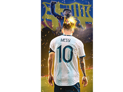 Lionel Messi - The King Of Football - FIFA's Best Player argentina barcelona design fifa 20 football football club football design football edit football wallpaper footballer illustration lionel messi messi photoshop photoshop edit photoshop editing soccer soccer edit spain