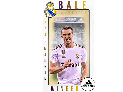 Gareth Bale Real Madrid Player Card Profile Trading Card By Liam Whyte On Dribbble