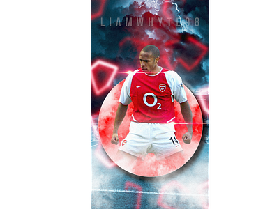 Thierry Henry - Arsenal's Greatest Ever Player arsenal arsenal fc design football football club football design football designs football edit football player footballer illustration photoshop poster premier league soccer soccer edit thierry henry wallpaper