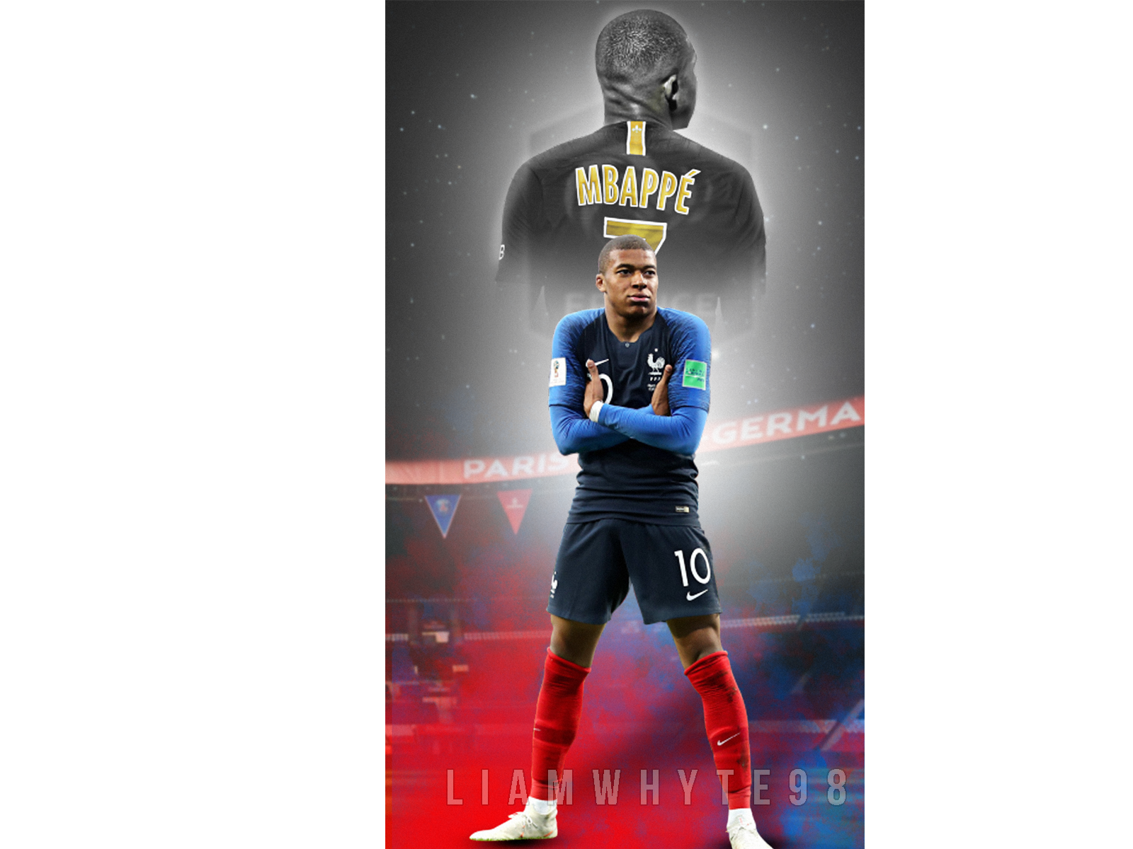 Kylian Mbappe World Cup Winner With France By Liam Whyte On Dribbble