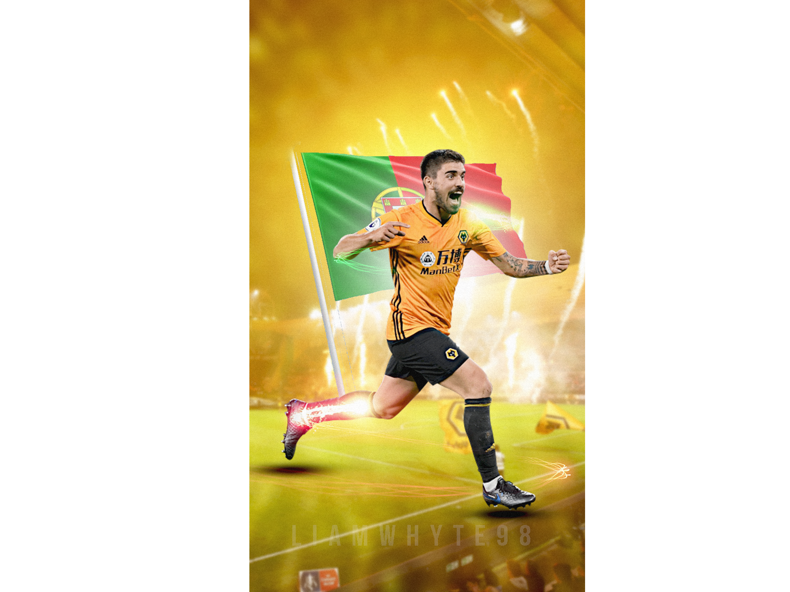 Ruben Neves Wolves Portuguese Midfielder By Liam Whyte On Dribbble