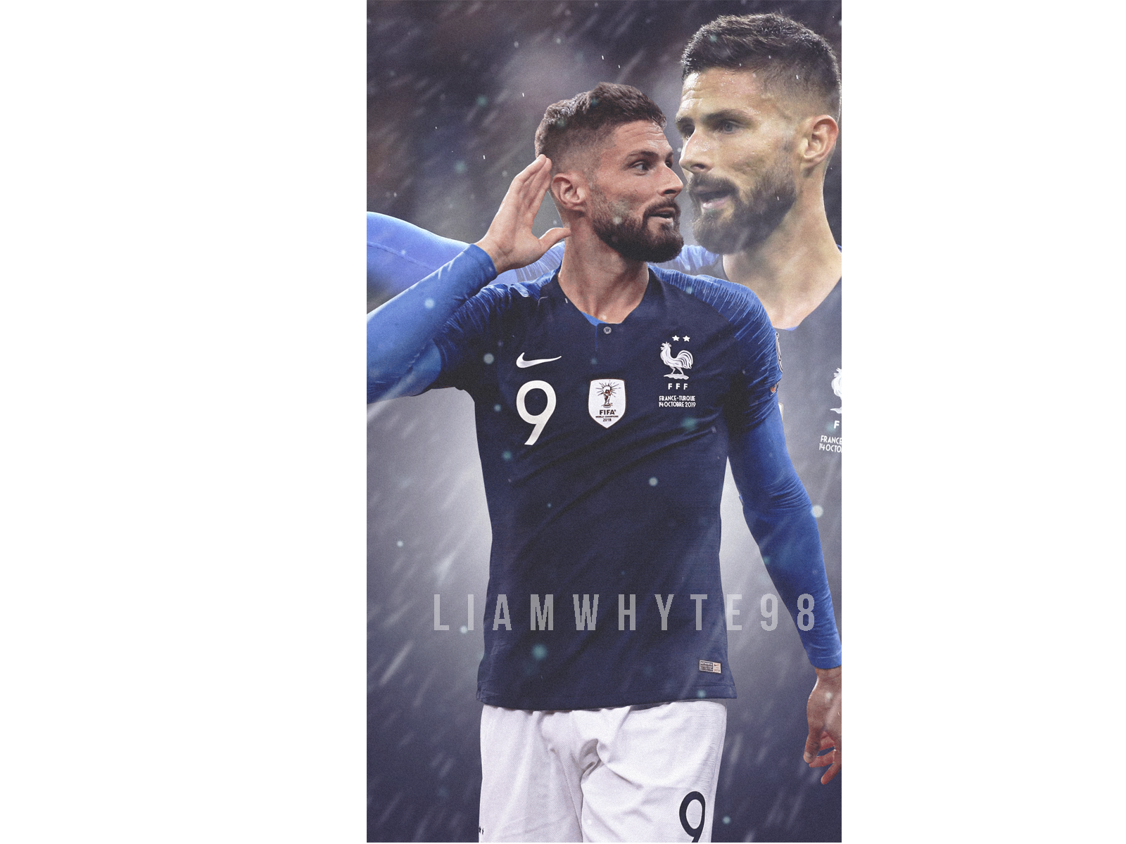 olivier giroud underrated striker by liam whyte on dribbble olivier giroud underrated striker by