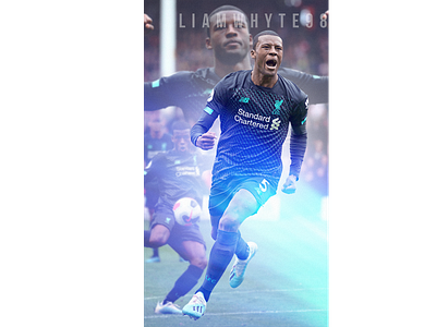 Georginio Wijnaldum - Liverpool's Passion design football football club football design football edit footballer graphic graphic design graphics illustration liverpool fc liverpool fc design liverpool fc edit photoshop poster soccer edit wallpaper