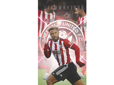 Lys Mousset - Sheffield United's Goal Scorer design fifa 20 edit football football club football design football edit footballer illustration lionel messi edit photoshop poster premier league premier league edit soccer edit wallpaper