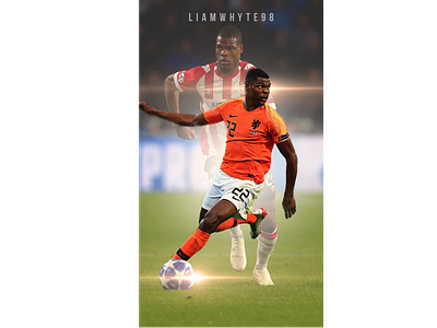 Denzel Dumfries - Flying Dutchman At Right Back design fifa 20 fifa 20 edit football football club football design football edit footballer illustration netherlands netherlands football photoshop poster psv psv edit soccer edit wallpaper