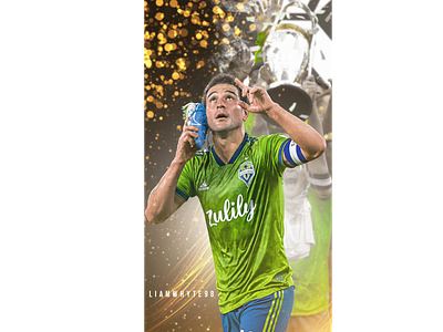 Nicolás Lodeiro - Leading Seattle Sounders to the MLS Cup design football football club football design football edit footballer illustration mls mls cup mls cup edit mls cup final mls edit photoshop poster seattle sounders soccer edit wallpaper