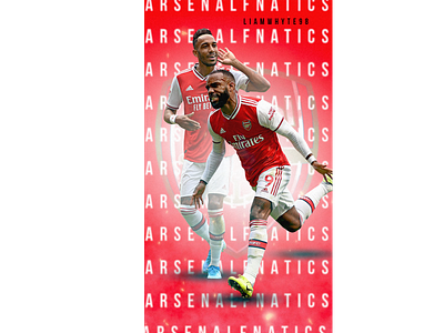 Arsenal FC - Wallpaper - Lacazette & Aubameyang