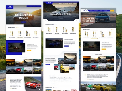 Ahlman Performance Website Redesign branding craftcms racing responsive responsive website ui uiux ux web design