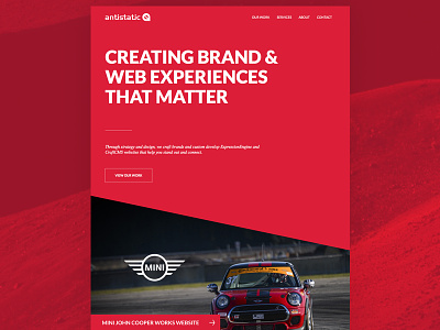 New Antistatic Design Website is live! antistatic branding expressionengine launch new website responsive ui web design