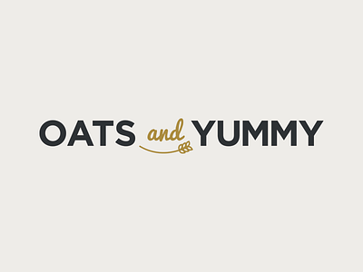 Oats and Yummy Logo Design backing blog cooking healthy diet logo