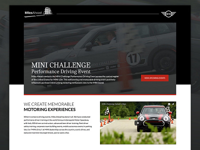 Miles Ahead MINI Racing Program miles ahead mini cooper racing