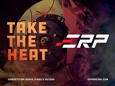 ERP Racing Brakes branding logo design racing