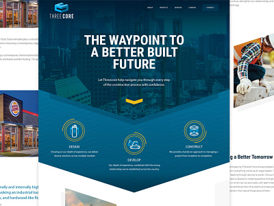 Threecore Construction Website Design