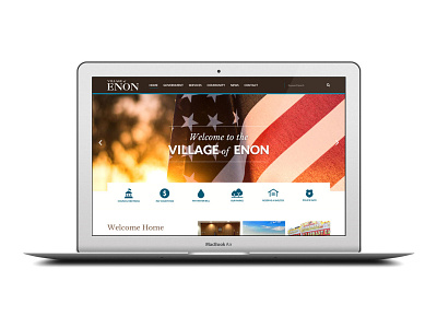 Village of Enon Government Website Redesign