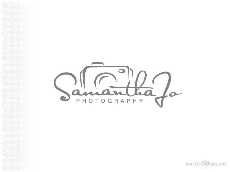 Samantha Jo Photography Logo photography branding logo