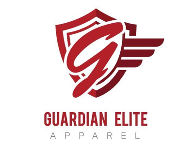 Apparel company logo design apparel elite guardian logo