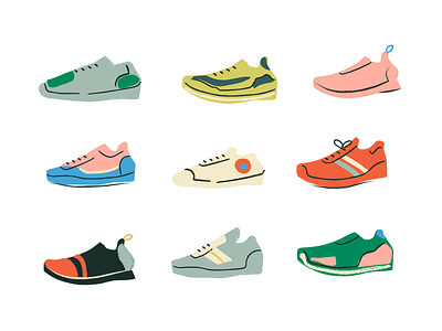 OMG, shoes design illustration shoes