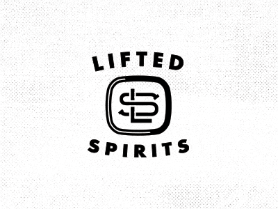 Lifted Spirits Sketches alcohol branding lifted liquor logos sketches spirits