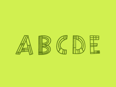 ABC abc lettering letters typography