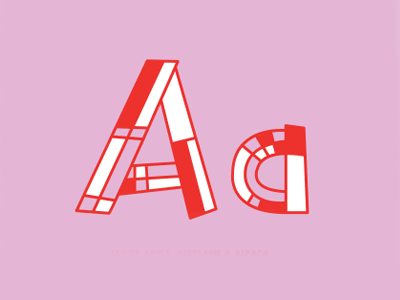 Alphabet Prints color lettering letters prints type typography