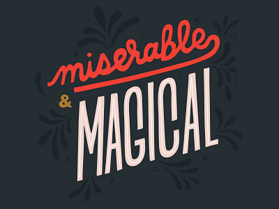 Magical hand lettering letters taylor swift typography