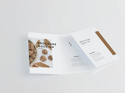 Bi-Fold A4 Brochure Mock-up a4 branding brochure clean download illustration mockup mockup design mockups photoshop print showcase