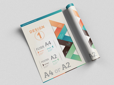 Flyer Poster Mock-ups branding design flyer graphic design illustration infographic mockups portfolio portrait poster resume typogaphy