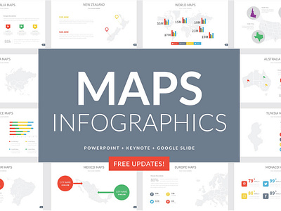 Maps Infographics Slides