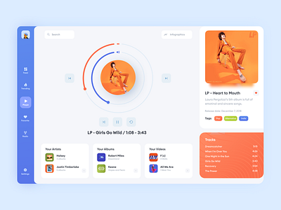 Music Player Dashboard