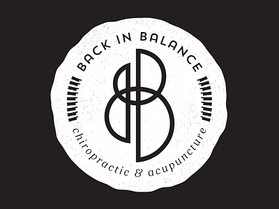 Back In Balance Chiropractic & Acupuncture acupuncture b back balance chiropractic healing initials logo spine